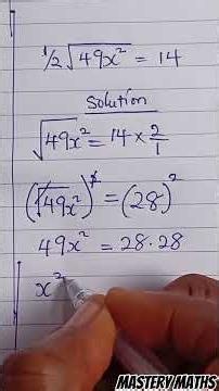 Can You Solve This Surds Equation in 10 Seconds? Find x