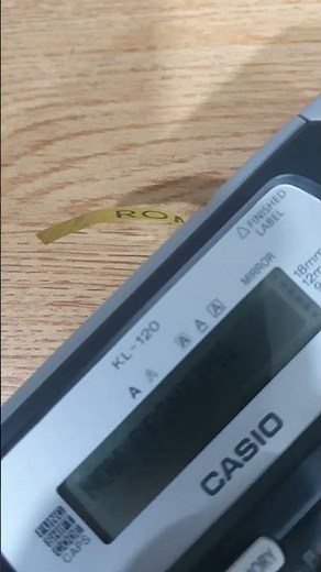 CASIO EZ-Label Printer | KL-120 #casio #labelprinter