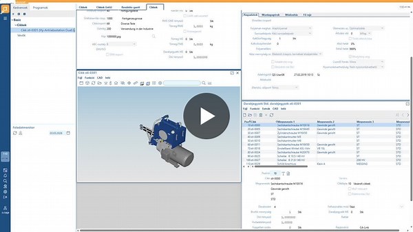 A gépgyártó cégeknél az egyik legérzékenyebb pont még mindig a CAD és az ERP közötti kapcsolat.A mérnökség dolgozik a saját rendszerében. Az ERP él a maga struktúrájában. Közben az adat vándorol:… | DDCS Szoftver Kft. - Proalpha ERP Group - Sales Partner