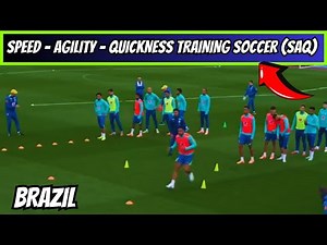 🎯Speed - Agility - Quickness Training Soccer (SAQ)🔰Brazil National Team by Carlo Ancelotti