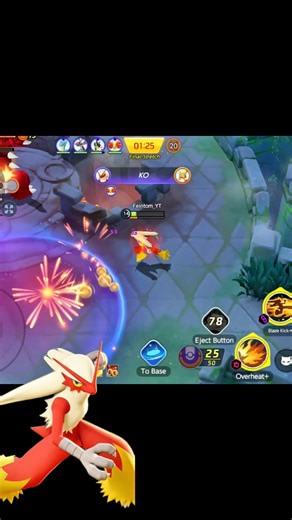 Blaziken low Hp completely Dominant 4 Ko in Groudon Fight 🔥 FEINTOM GAMING #blaziken