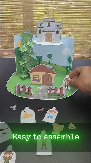Jack and the Beanstalk Printable Craft | Watch the Magic Beans Grow