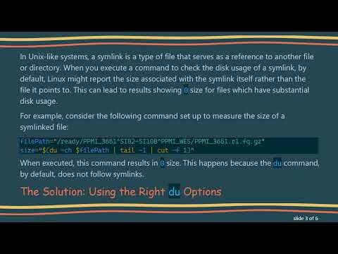How to Determine the Disk Space Occupied by symlink Pointed Files in Linux