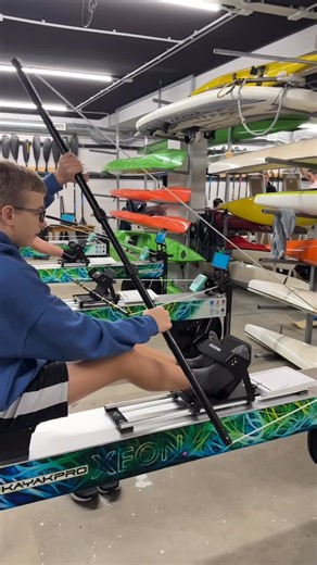 Canoe Slalom Ozolnieki on Instagram: "Ergometer test 🛶🛶 #kayaking #kayak #kayakpro"