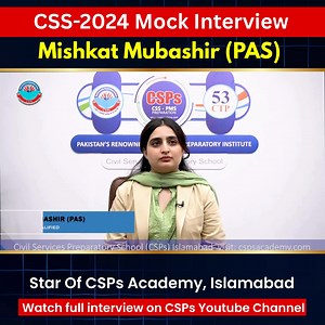 21K views · 602 reactions | Mishkat Mubashir (PAS) 8th Position in...
