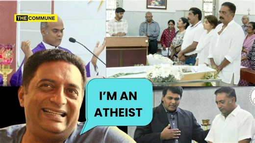 Prakash Raj’s Double Game: Public Atheism, Private Christian Rituals For His Deceased Mother - The Commune