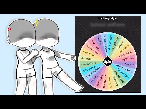 Making a couple oc 💗👀\\\\ [ Spin the Wheel✨ ] \\\\ ( Gacha club ) ~ Scallette boba 🐻💕