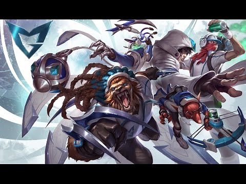 ALL SAMSUNG WHITE (SSW) Skins - League of Legends - Rengar Talon Thresh Twitch Singed Gameplay