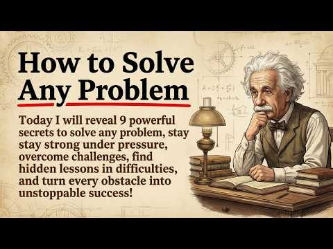 Think Like a Genius 🧠 9 Secrets to Solve Any Problem (Einstein's Method)
