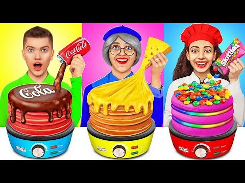 Me vs Grandma Cooking Challenge | Cake Decorating Hacks & Recipes by RATATA