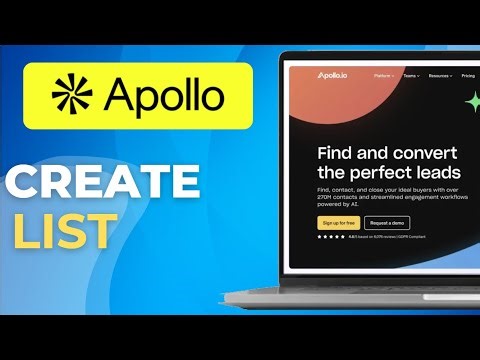 How to Create a List in Apollo io