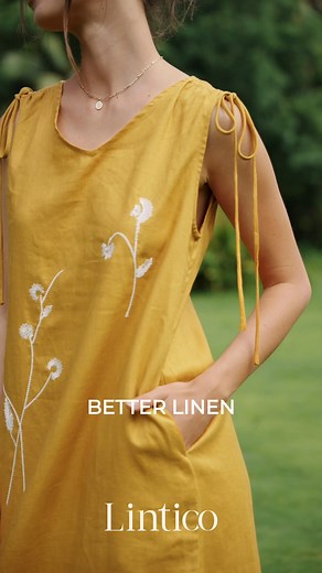 🌴Woven by nature, worn with ease—discover the effortless charm of 100% linen. 🌿Nature Heals All, Inside Out #Sustainablefashion#linticolinen #linenlove#SlowFashion | Lintico Official
