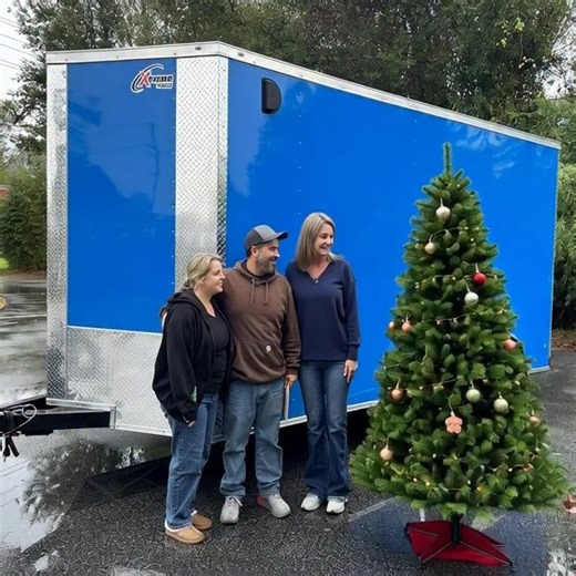 From now till Dec 24th, get a free Christmas tree with every blue trailer you purchase from April | Billy W. Merritt