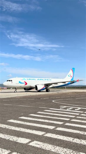 Ural Airlines Airbus A320 Tarmac View! ✈️ #shorts