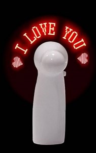 Personalized LED Message Fan: Custom Text Display, Rechargeable - Etsy