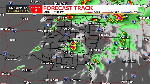 Showers today, but severe storms tonight (and tomorrow)