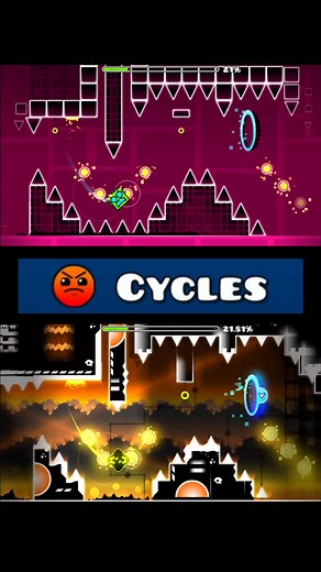Geometry Dash 2.2 Cycles Nivel: Original vs. Remastered