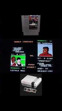 Mike Tyson's Punch: Out Mr. Sandman Round 1 NES Gameplay #retrogaming #shorts #nintendo #80s