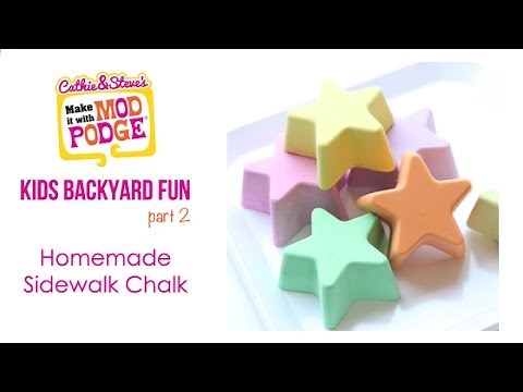 How to Make Sidewalk Chalk