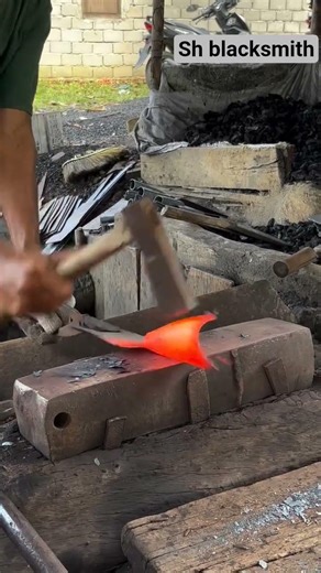 The Process of Making Plantation Tools Manually#blacksmithing