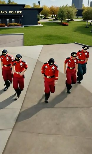 🇨🇦 Canadian Police Dance to Blurred Lines | Smooth, Friendly & Fit! | Cop Series 2025 💃🚨