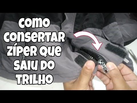 HOW TO FIX A ZIPPER THAT HAS COME OFF ITS TRACK