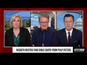 Morning Joe FULL SHOW 04/17/26 7AM ET | Morning Joe Breaking News Full HD