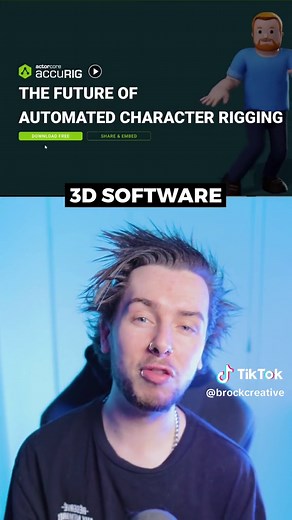 Do you want to bring 3D Characters to life with FREE Rigging?! Save/Bookmark this video for later 🚨 Accurig is the free 3D software allowing you to easily create rigs for any kind of 3D Character, without the need to rely on something like Mixamo! 👀 If you’re a 3D artist using Blender3D, Unreal Engine 5, Maya, 3DsMax, Cinema4D or any other 3D software and want to rig your characters for animation, this is for you! 🔥 #animation #blenderanimation #blendertutorial #3danimation #unrealengine5