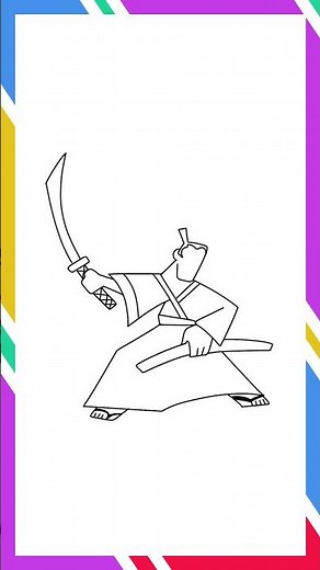 Samurai Jack – Easy Cartoon Drawing Tutorial