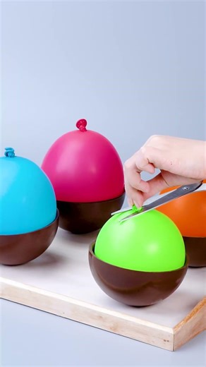 So Yummy 🎂 Mini Colorful Chocolate Cake Bowl Making #Shorts