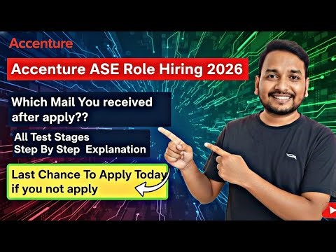Accenture ASE Recruitment 2026 | All Test Stages & Selection Process Explained