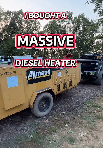 The Military generator’s convenience, convinced me to buy a massive diesel heater! ##militarygenerator##diesel##generator##heater##dieselheater##willitrun