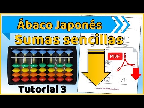 Ábaco Japonés curso para niños, cómo realizar sumas sencillas, incluye ACTIVIDAD DESCARGAR GRATIS