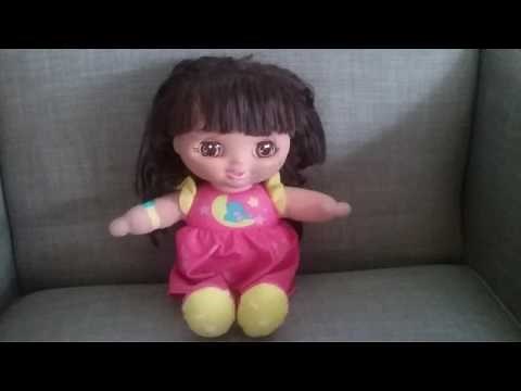 2001 Nick Jr. Dora the Explorer Sweet Dreams Baby Dora Doll By Fisher-Price