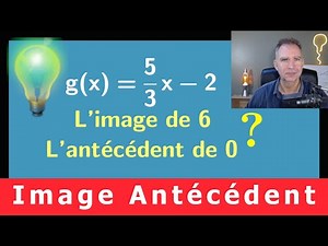 Function • image & antecedent • the image of 6? The antecedents of 0 by f?