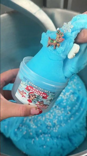 MAKING WINTER WONDERLAND *NEW SLIME* ASMR ❄️