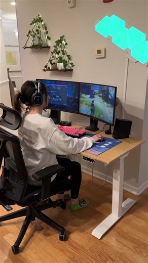 RGB can make such a big difference in your setup 😌 Easiest way to breathe some new life into it! #setupupgrade #techtok #rgb #gamingsetup