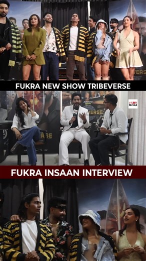 FUKRA INSAAN TRIBEVERSE INTERVIEW| FUKRA & KHUSBOO INTERVIEW FOR NEW SHOW TRIBEVERSE #shorts