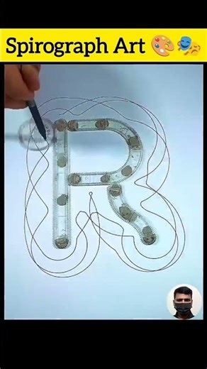 Watch Rotations Craft a PERFECT Letter! #shorts #asmr #satisfying #art #spirograph
