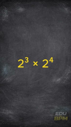 Powers with the Same Base | 2³ × 2⁴ | Rap