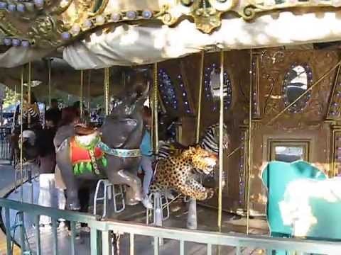 Watching Oakland Zoo Carousel ride