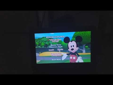 Mickey mouse clubhouse numbers roundup DVD menu walkthrough