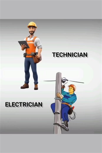 #what is difference between Electrician and technician
