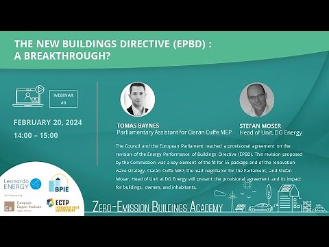THE NEW ENERGY PERFORMANCE OF BUILDINGS DIRECTIVE (EPBD): A BREAKTHROUGH?