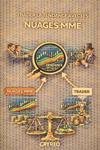 Trader la tendance avec le nuage MME #trading #mme #forex #trader #crypto