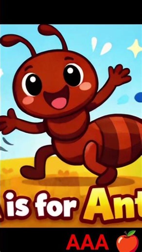 Letter A #AAA🍎 #kids #nurseryrhymes #songsforchildren #children #baby