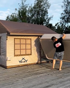 3.9M views · 44K reactions | Camping like a boss with an inflatable tent! ⛺ | Simple ideas | Facebook