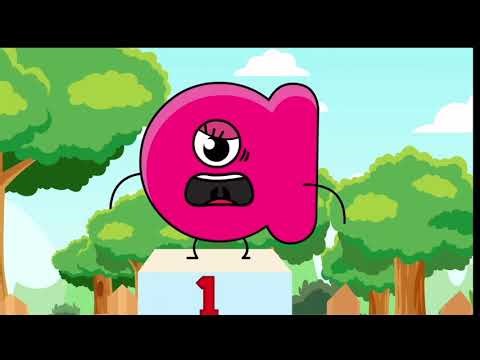 Alphabuddies shorts: a grows larger