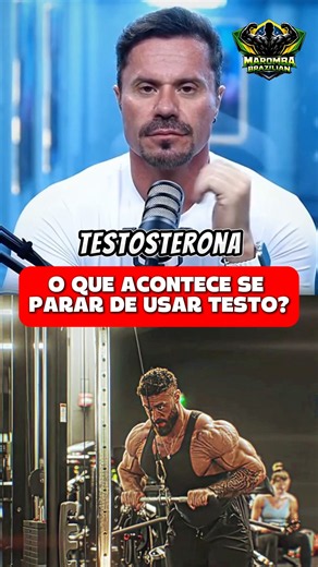 O que ACONTECE se PARAR de usar TESTO #treino #academia #hipertrofia #musculacao #fisiculturismo