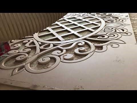 mdf mirror frame cutting on CNC Router